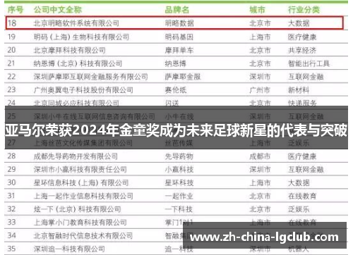 亚马尔荣获2024年金童奖成为未来足球新星的代表与突破 亚马尔荣获2024年金童奖成为未来足球新星的代表与突破